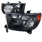 Spec-D Tuning 07-14 Toyota Tundra Crystal Housing Headlights Black, 2LH-TUN07JM-RS 2LH-TUN07JM-RS - alternate 1